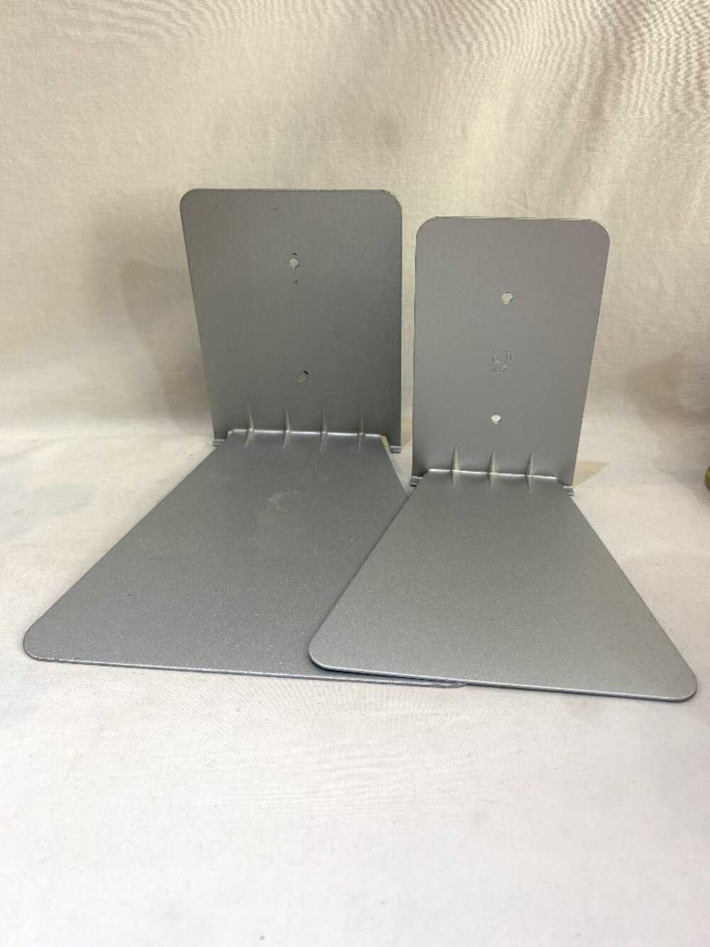 Set of 2 Umbra Conceal Floating Wall Mount Metal Shelves Large and Small